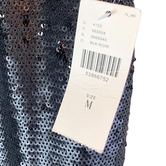 Anthropologie Sequined Maria Joggers Black Sequin Medium - Picture 10 of 16